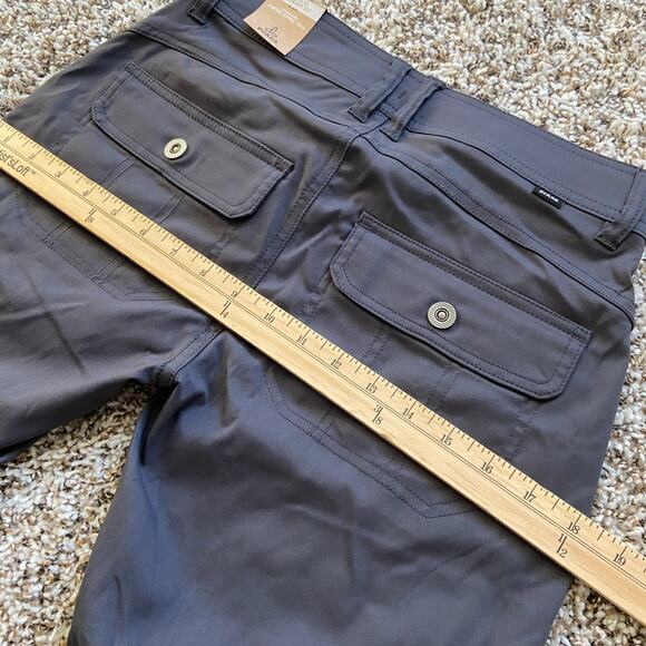 Prana Halle Straight Pant Women's 0 Regular Coal Standard Fit Low Rise Stretch - Picture 13 of 13